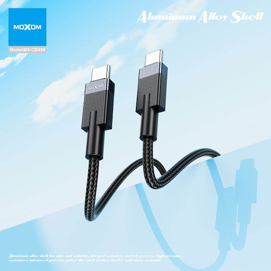 Moxom USB 2.0 Cable USB-C male - USB-C 60W 2m MX-CB339