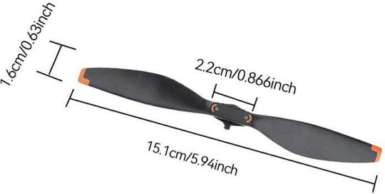 Dji Mini 5 Pro 4pcs Replacement Propeller Blades Drone Accessories Black