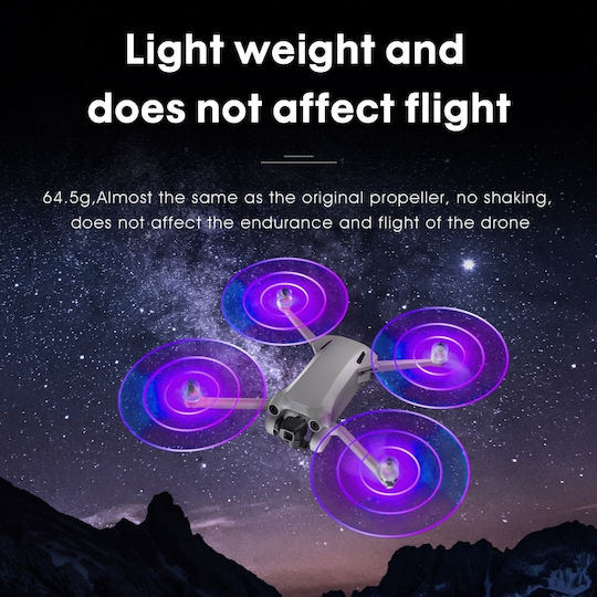 Dji Mini 4 Pro Mavic Mini 3 Pro Startrc 2 Бройки Цветни LED Флаш Лампи Нискошумни Прозрачни Перки