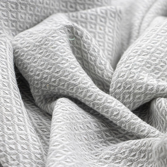 Lino Pestemal Pareo Aureva 90x180 Grey