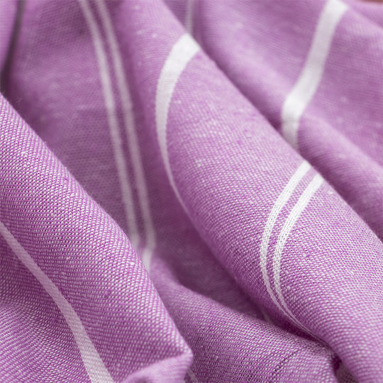 Lino Pestemal Pareo Veliu 90x180 Lilac