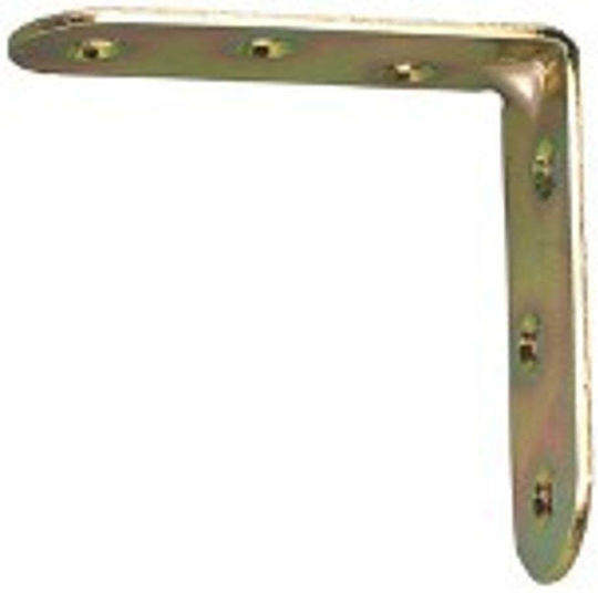 Ъгъл Рафтов Ъглов От Метал В Златист Цвят 30x30mm