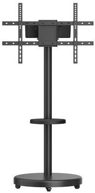 Brateck FS38-46TWE Suport TV de Pardoseală cu Braț de Extensie până la 86" și 50kg Negru