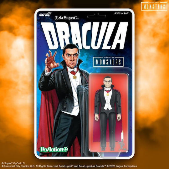 Reaction+ Universal Monsters Dracula Actionfigur Mosc