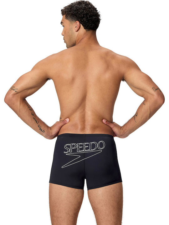 Endurance+ Logo Aquashort Ανδρικό Μαγιό Σορτς Black