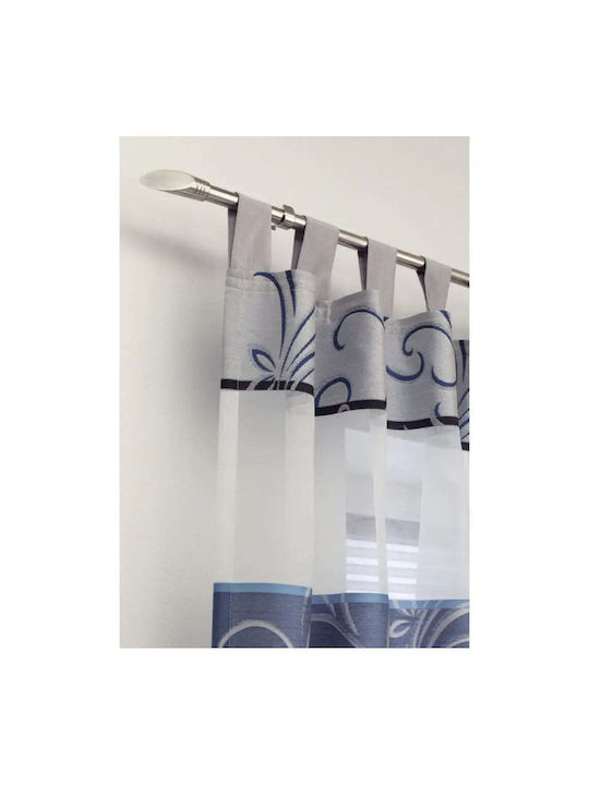 Gardinia Ausziehbare Metallische Vorhangstange Einzeln 120-210cm Grau