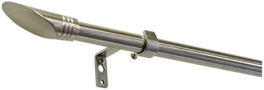 Gardinia Bară Pliabilă Metalică Pentru Perdele Single 120-210 cm Gri