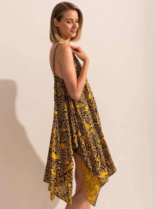 Sofiaman Women's Yellow Beach Dress