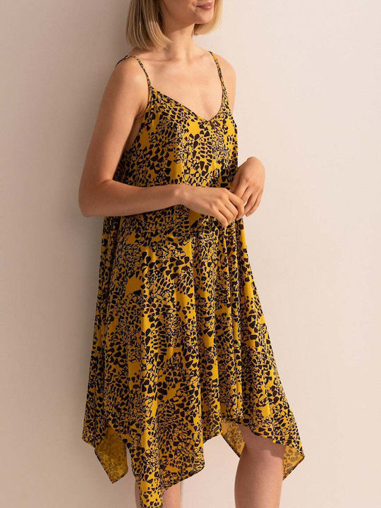 Sofiaman Women's Yellow Beach Dress