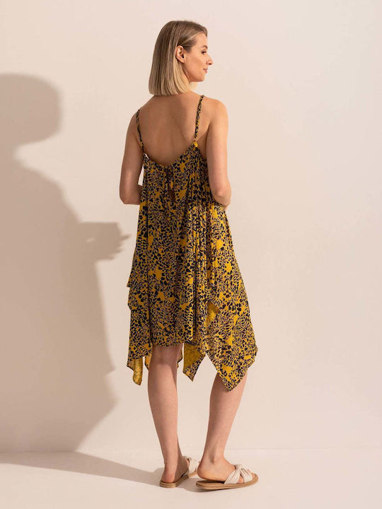 Sofiaman Women's Yellow Beach Dress
