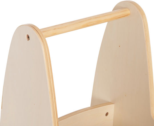 Homemarkt Troler Copii Căruț Ricki Hm18341.01 Mdf & Placaj Natural 33x45x50cm