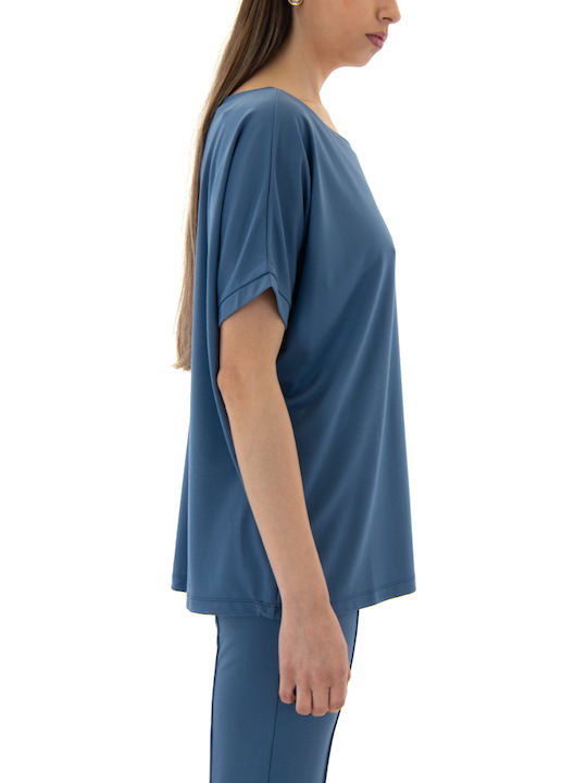 Women's Oversized Blue T-shirt