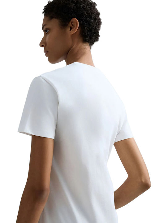 Damen Bluse Baumwolle Naturweiß