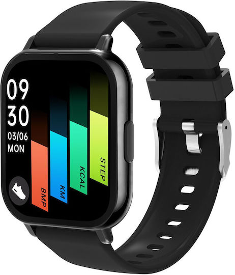 Denver SWC-176 Smartwatch With Heart Rate Monitor Black