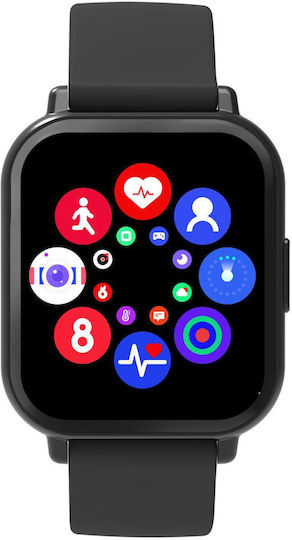 Denver SWC-176 Smartwatch With Heart Rate Monitor Black