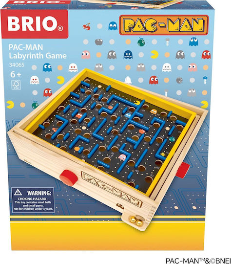 Brio Joc Clasic Labirint de Lemn Pac-man Cod 34065