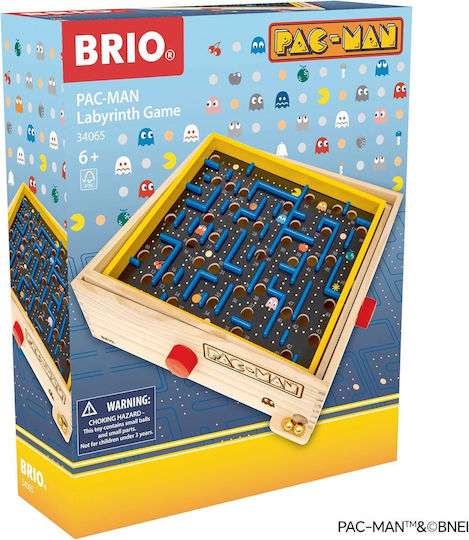 Brio Joc Clasic Labirint de Lemn Pac-man Cod 34065