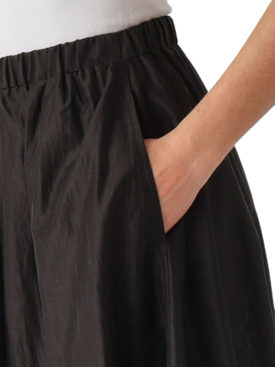 Pantaloni Dama Tesatura Negru