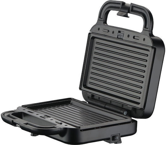 Primo PRSM-40558 Sandwich Maker with Non-Stick Removable Plates for 2 Sandwiches 850W Black