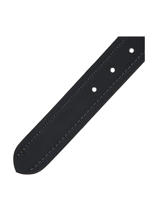 Herren Gürtel Leder Schwarz