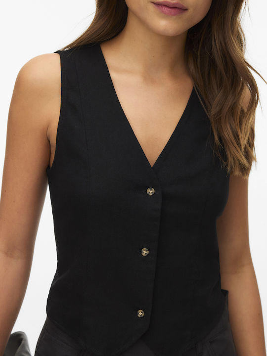 Black Women's Vest