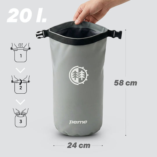 Peme Στεγανός Σάκος 20lt