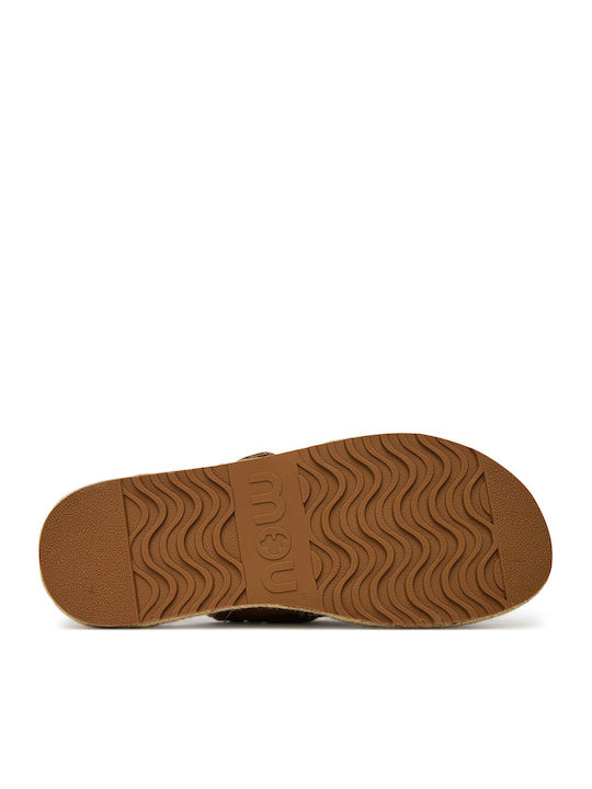 Suede Damen Pantoletten mit Absatz in Tabac Braun Farbe