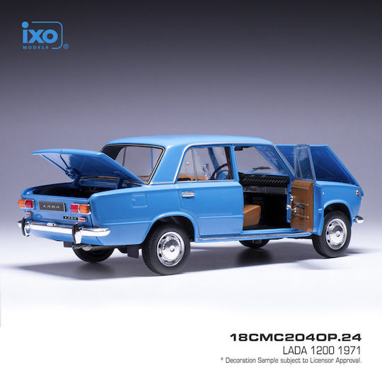 Model Mașină Lada 1200 Albastru 1971 Scara 1:18 Ixo