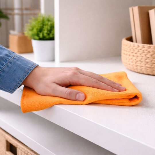 Set 12 Microfiber Cloths Zola 30 X 30 Cm Universal Washable Reusable Multicolor