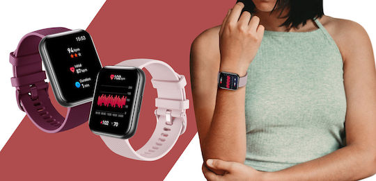 Bemi Exo Smartwatch με Παλμογράφο (Μαύρο)