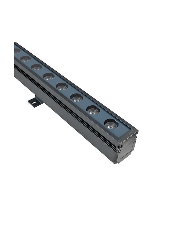 GloboStar Washermargo Outdoor LED Wall Washer 24W With Warm White Light IP66 White