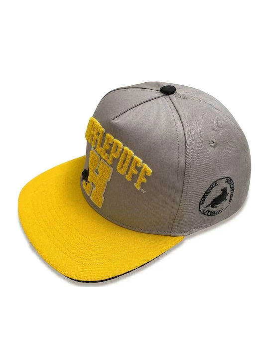 Șapcă Harry Potter Hufflepuff College Snapback Gri Har01605sbcos