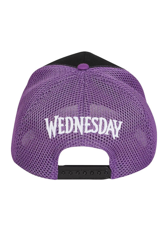 Șapcă Wednesday Nevermore Logo Mesh Cap Violet Wed08335cacos