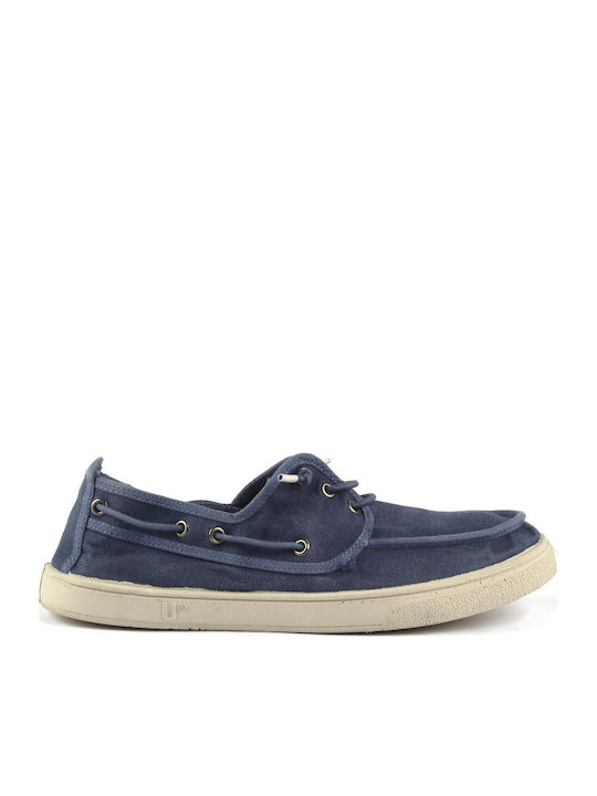 Herren Mokassins in Blau Farbe