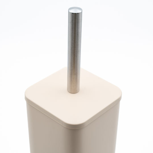 TnS Hotel Slim Metallic Bathroom Toilet Brush Yellow
