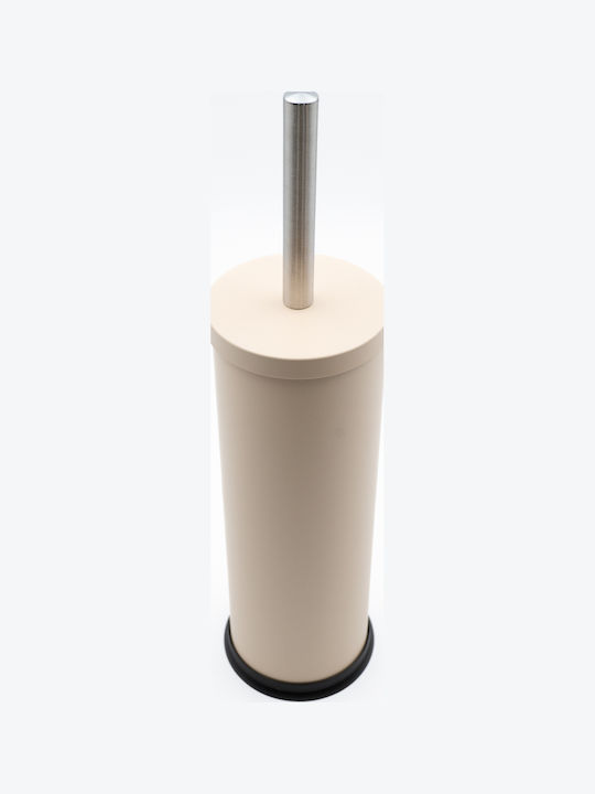 TnS Hotel Classic Metallic Bathroom Toilet Brush Yellow