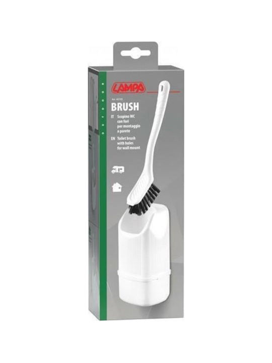 Lampa Plastic Bathroom Toilet Brush White