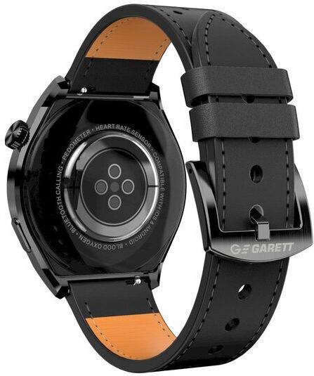 Garett V12 Smartwatch cu Pulsometru (Negru)