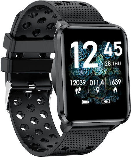 Bemi KIX-M Smartwatch with Heart Rate Monitor Black