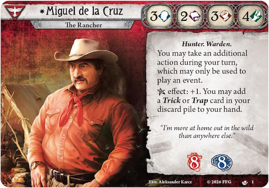 Arkham Horror Lcg Miguel De La Cruz Ermittlerdeck Überlebender