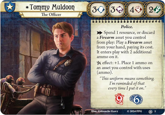 Arkham Horror Lcg Tommy Muldoon Investigator Deck Guardian