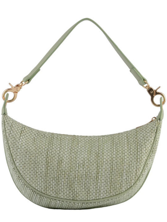 Straw Women's Shoulder Bag Green