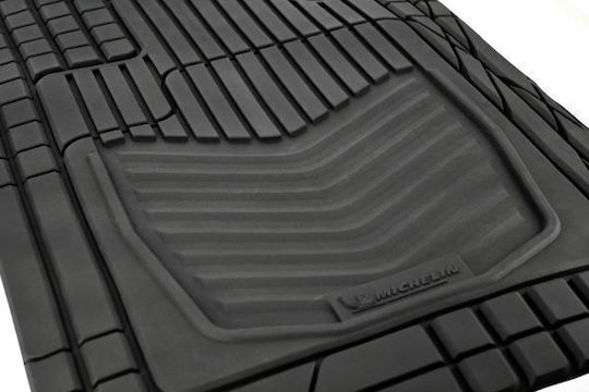 Michelin Set Față Spate Covoare Auto Universal 4 Bucăți Cauciuc Negre 009072