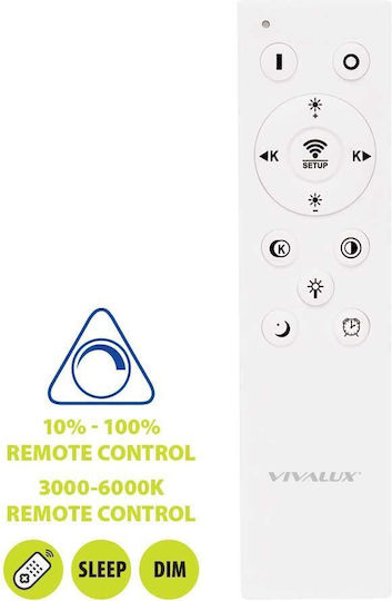 Led Φωτιστικό Οροφής Κρεμαστό Alexa-p Φ50cm 55watt Cct Μαύρο Viv005256 Led Φωτιστικό Οροφής Κρεμαστό Alexa-p Φ50cm 55watt Cct Μαύρο Viv005256