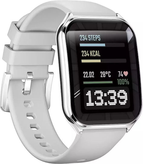MaxCom FW74 Aurum Smartwatch με Παλμογράφο (Slim Gold)
