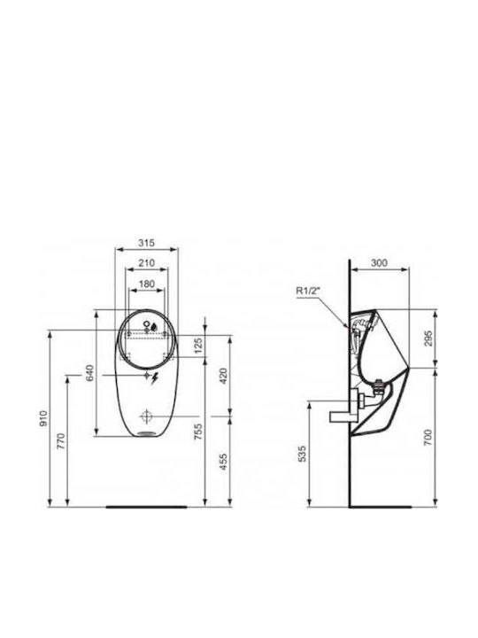 Ideal Standard I.life Urinal White