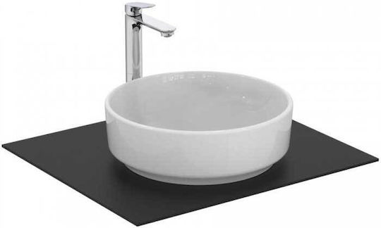 Ideal Standard I.life Επικαθήμενος Νιπτήρας Πορσελάνης 40x40x13cm Λευκό Γυαλιστερό Ideal Standard I.life Επικαθήμενος Νιπτήρας Πορσελάνης 40x40x13cm Λευκό Γυαλιστερό