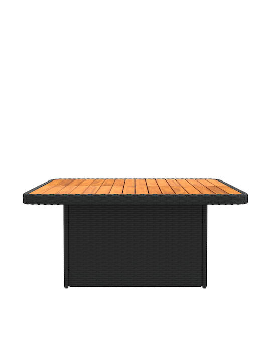 vidaXL Outdoor Lounge Set 2 Pieces Rattan with Pillows
