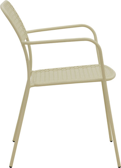 Pakketo Garten- und Outdoor-Möbelsets für kleinen Balkon Moraja 3 Stücke Beige
