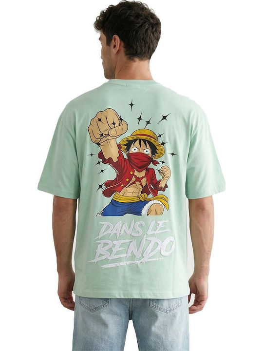One Piece T-shirt Dans Le Bendo Mint Cs-100-min